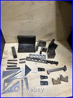 Machinist Lathe Mill Setup Blocks Parallel Blocks Angle Plate Tool Lot Milling