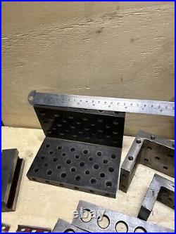 Machinist Lathe Mill Setup Blocks Parallel Blocks Angle Plate Tool Lot Milling