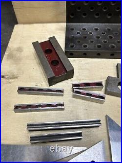 Machinist Lathe Mill Setup Blocks Parallel Blocks Angle Plate Tool Lot Milling