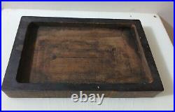Machinist Lathe Mill Tool Makers Ground Adjustable Angle Sine Plate w Wood Base