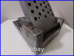 Machinist Lathe Mill Tool Makers Ground Adjustable Angle Sine Plate w Wood Base