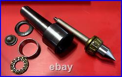 Machinist Lathe Tool 4MT Live Center Triple Bearing Heavy Duty (NOS) Yugoslavia Machinist Lathe Tool 4MT Live Center Triple Bearing Heavy Duty (NOS) Yugoslavia