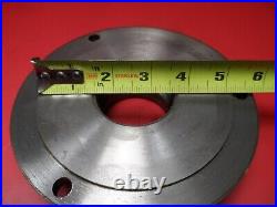 Machinist Lathe Tool Bison 6-1/2 Chuck Back Plate, 2-1/4-8 TPI