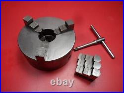 Machinist Lathe Tool Buck/Kalamazoo 5 3-Jaw Scroll Chuck 1-1/2-8 TPI