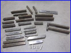 Machinist Lathe Tool Cutting Steel Bit & Blank Some Carbide Tip Lot Large Size