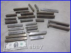 Machinist Lathe Tool Cutting Steel Bit & Blank Some Carbide Tip Lot Large Size