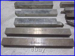 Machinist Lathe Tool Cutting Steel Bit & Blank Some Carbide Tip Lot Large Size