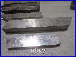 Machinist Lathe Tool Cutting Steel Bit & Blank Some Carbide Tip Lot Large Size