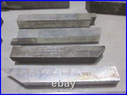 Machinist Lathe Tool Cutting Steel Bit & Blank Some Carbide Tip Lot Large Size