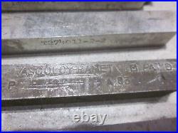 Machinist Lathe Tool Cutting Steel Bit & Blank Some Carbide Tip Lot Large Size