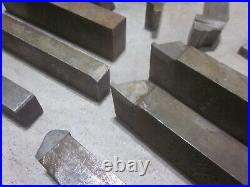 Machinist Lathe Tool Cutting Steel Bit & Blank Some Carbide Tip Lot Large Size