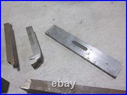 Machinist Lathe Tool Cutting Steel Bit & Blank Some Carbide Tip Lot Large Size