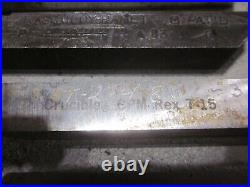 Machinist Lathe Tool Cutting Steel Bit & Blank Some Carbide Tip Lot Large Size