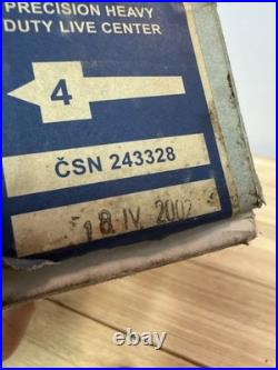 Machinist Lathe Tool SKODA 4MT Heavy Duty Live Center 4 Part CSN243328 In Box