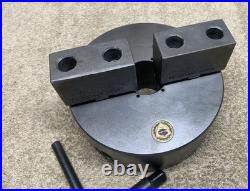 Machinist Lathe Tool Used Bison 6-1/4 Two Jaw Scroll Chuck Plane Back #1259