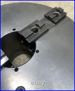 Machinist Lathe Tool Used Bison 6-1/4 Two Jaw Scroll Chuck Plane Back #1259