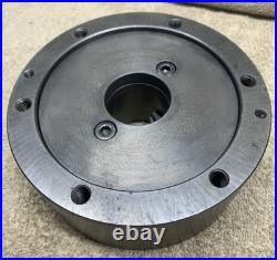 Machinist Lathe Tool Used Bison 6-1/4 Two Jaw Scroll Chuck Plane Back #1259