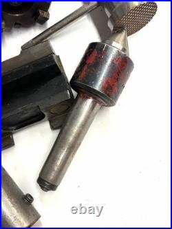 Machinist Lot 3 Indexable Face Mill, Drill Chucks, Live Center, MT Tapers