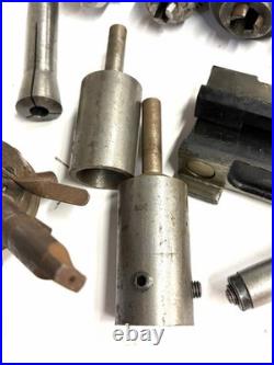 Machinist Lot 3 Indexable Face Mill, Drill Chucks, Live Center, MT Tapers