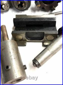 Machinist Lot 3 Indexable Face Mill, Drill Chucks, Live Center, MT Tapers