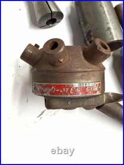 Machinist Lot 3 Indexable Face Mill, Drill Chucks, Live Center, MT Tapers
