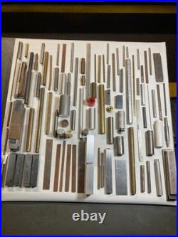 Machinist Lot Bar Stock Material Brass Aluminum Steel Hobby Shop Mill Lathe Tool