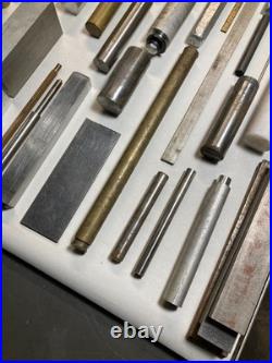 Machinist Lot Bar Stock Material Brass Aluminum Steel Hobby Shop Mill Lathe Tool