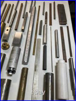 Machinist Lot Bar Stock Material Brass Aluminum Steel Hobby Shop Mill Lathe Tool