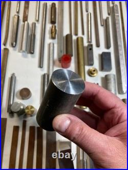 Machinist Lot Bar Stock Material Brass Aluminum Steel Hobby Shop Mill Lathe Tool