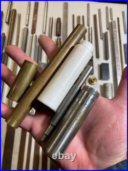 Machinist Lot Bar Stock Material Brass Aluminum Steel Hobby Shop Mill Lathe Tool