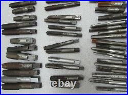 Machinist Tool Box Drawer Lot 136 Pcs Tap Die Thread Cutting Metal Shop Lathe