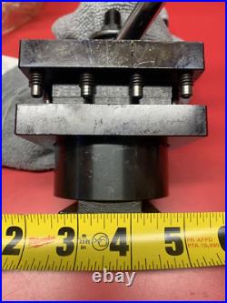 Machinist Tool Grand 4-way Turret Lathe Tool Holder 3-1/2 (NEW)