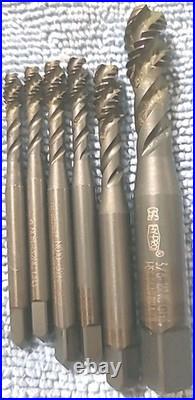 Machinist Tool Lot, Lathe, Drill Bits. Various Sizes & Maker OSG, KEO, NACHI ETC