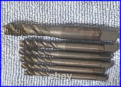 Machinist Tool Lot, Lathe, Drill Bits. Various Sizes & Maker OSG, KEO, NACHI ETC