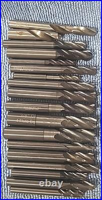 Machinist Tool Lot, Lathe, Drill Bits. Various Sizes & Maker OSG, KEO, NACHI ETC