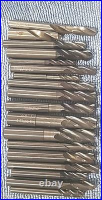 Machinist Tool Lot, Lathe, Drill Bits. Various Sizes & Maker OSG, KEO, NACHI ETC