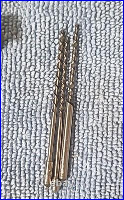 Machinist Tool Lot, Lathe, Drill Bits. Various Sizes & Maker OSG, KEO, NACHI ETC