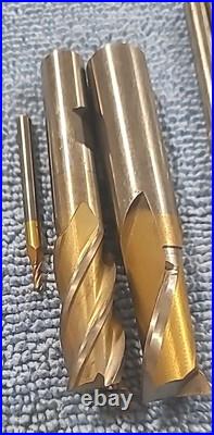 Machinist Tool Lot, Lathe, Drill Bits. Various Sizes & Maker OSG, KEO, NACHI ETC