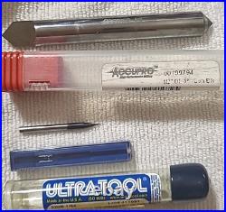 Machinist Tool Lot, Lathe, Drill Bits. Various Sizes & Maker OSG, KEO, NACHI ETC