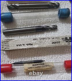Machinist Tool Lot, Lathe, Drill Bits. Various Sizes & Maker OSG, KEO, NACHI ETC