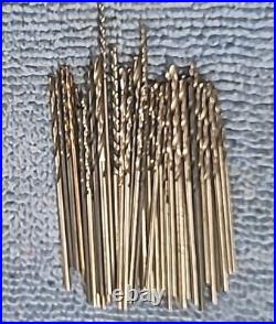 Machinist Tool Lot, Lathe, Drill Bits. Various Sizes & Maker OSG, KEO, NACHI ETC