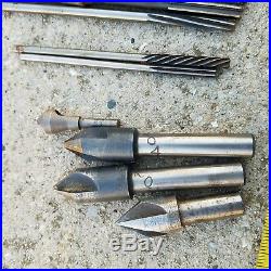 Machinist Tool Lot Lathe Taps Drills Speed Bits Specialty USA Vintage Carbide