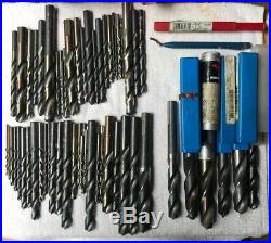Machinist Tool Lot Seco Endmill and Carbide Inserts Lathe Drill Bits