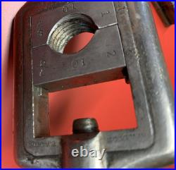 Machinist Tool RARE Billings & Spencer Co Interchangeable Die Lathe Dog