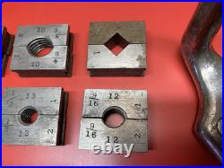 Machinist Tool RARE Billings & Spencer Co Interchangeable Die Lathe Dog