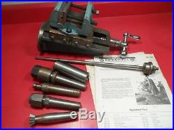 Machinist Tool Rockwell 11 Lathe Milling Attachment, Drawbolt and Holders