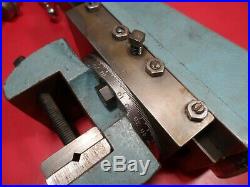 Machinist Tool Rockwell 11 Lathe Milling Attachment, Drawbolt and Holders