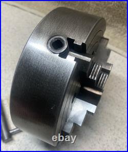 Machinist Tool Used South Bend Skinner 6 4-Jaw 1-1/2-8 TPI Lathe Chuck #4006 Machinist Tool Used South Bend Skinner 6 4-Jaw 1-1/2-8 TPI Lathe Chuck #4006