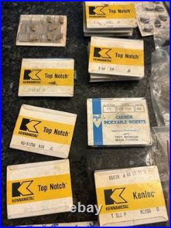 Machinist Tooling Lot Kennametal & Valenite Indexable Inserts Tool Holders Lot