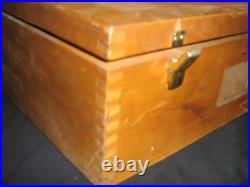 Machinist lathe HUNGER boring Daimler-Benz hand rectifying tool new wooden box